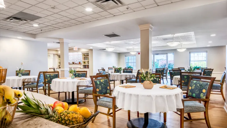 Kingsway Manor Memory Care Dining Room