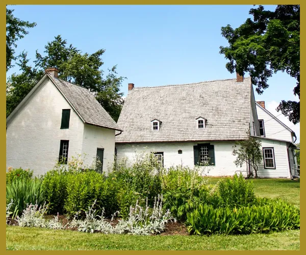 Farm house and outhouses